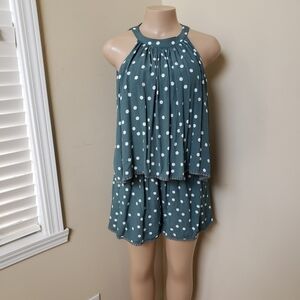 BNDI Open Back Polka Dot Romper